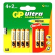 22954 - GP Ultra AAA mikro elem 6 darabos készlet