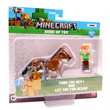 Minecraft figura felhúzható állattal s2 kép nagyítása