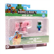 Minecraft figura felhúzható állattal s2 kép nagyítása