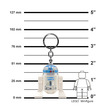 LEGO Star Wars világítós kulcstartó R2D2 kép nagyítása