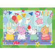 Puzzle 4in1 - Peppa malac kép nagyítása