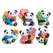 Gipszkiöntő-Cuki panda mágnesek kép nagyítása