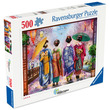 Puzzle 500 db - Séta a virágzásban kép nagyítása