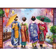 Puzzle 500 db - Séta a virágzásban kép nagyítása