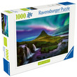Puzzle 1000 db - Északi fény Kirkjufell kép nagyítása