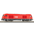 Tehervonat ÖBB Rh2016, ágyazatos sínnel kép nagyítása