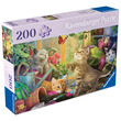 Puzzle 200 db - Huncut macskák kép nagyítása