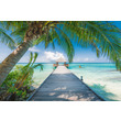 Puzzle 4000 db - Álom tengerpart a Maldív-szigeteken kép nagyítása