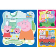 Puzzle 3x49 db - Peppa kép nagyítása