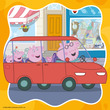 Puzzle 3x49 db - Peppa kép nagyítása