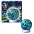 Puzzle 3D - A Föld éjszaka éjjeli fény kép nagyítása