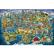 Puzzle 5000 db - Világtérkép kép nagyítása