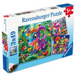 Puzzle 3x49 db - Bébisárkányok kép nagyítása