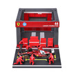 Bburago 1 /43 F1 versenyautó - Ferrari SF-25 Pit /Hamilton kép nagyítása