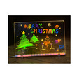 LED rajzoló tábla - 30x20 cm, 7 tollal kép nagyítása