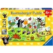 35693 - Ravensburger Kisvakond a kertben 2 x 24 db puzzle