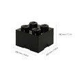 LEGO tárolódoboz fekete kép nagyítása