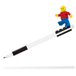 LEGO gél toll figurával fekete kép nagyítása