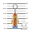 LEGO világítós kulcstartó Hotdog Guy kép nagyítása