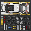 Brick shop hot wheels Elite series Audi R8 LMS kép nagyítása