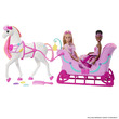 Barbie Diótörő - havas szán készlet paripával kép nagyítása