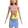 Barbie kutyasétáltó görkoris szett - szőke baba kép nagyítása
