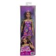 Barbie fashionista barátnők virágos lila ruhában kép nagyítása