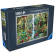 Puzzle 9000 db - Dzsungel állatok kép nagyítása