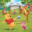 Puzzle 3x49 db - Micimackó sportos napja kép nagyítása
