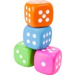 38085 - Szivacs dobókocka - 12 cm, többféle