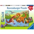 40947 - Ravensburger Puzzle 2x24 db - Dínók világa