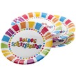 47907 - Boldog születésnapot papírtányér 6 darabos - 23 cm
