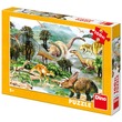 49494 - DINO Dinoszauruszok 100 darabos XL puzzle