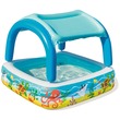 50956 - Bestway Bébimedence árnyékolóval - 140x140x114 cm
