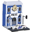 Bburago city 1 /43 - Audi A6 rendőrautó és rendőrörs kép nagyítása