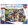53495 - Ravensburger: Puzzle 3x49 db - Marvel hősök