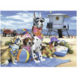 Ravensburger: Puzzle 100 db - Kutyák a strandon kép nagyítása