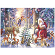 Ravensburger: Puzzle 100 db - Erdei karácsony kép nagyítása