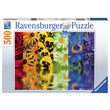 53802 - Ravensburger: Puzzle 500 db - Virágsávok