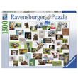 53838 - Ravensburger: Puzzle 1500 db - Vicces állatok