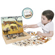 2IN1 mágneses puzzle - vadállatok, 86 db kép nagyítása