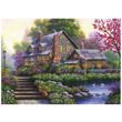 Ravensburger: Puzzle 1000 db - Romantikus kis ház kép nagyítása