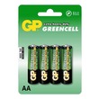 67051 - GP Greencell AA ceruzaelem 4 darabos készlet fóliában