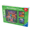 79423 - Ravensburger Puzzle 3x49 db - Minecraft Biomák