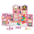 82583 - Felépíthető babaház babákkal és bútorokkal
