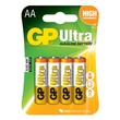 85843 - GP Ultra AA ceruzaelem 4 darabos készlet
