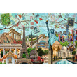Ravensburger Puzzle 5000 db - Nagyvárosi kollázs kép nagyítása