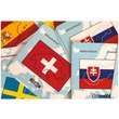Országok és zászlók Európa memóriakártya kép nagyítása