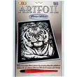 92960 - Ezüst képkarcoló-Szibériai tigris