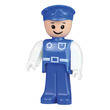 Műanyag figurák (orvos, tűzoltó, rendőr, építőmunkás) kép nagyítása
